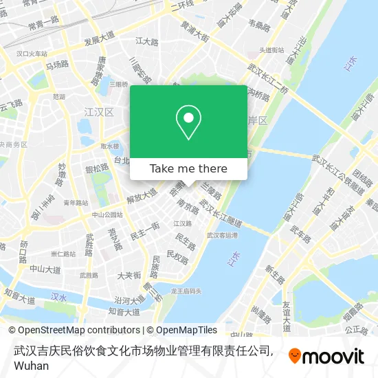 武汉吉庆民俗饮食文化市场物业管理有限责任公司 map