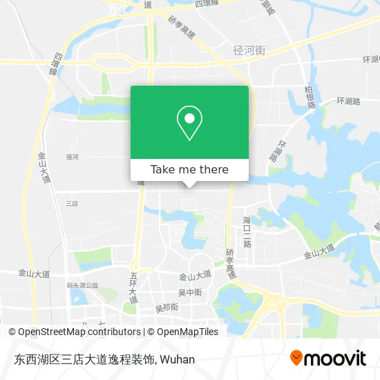 东西湖区三店大道逸程装饰 map