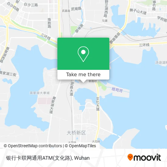 银行卡联网通用ATM(文化路) map