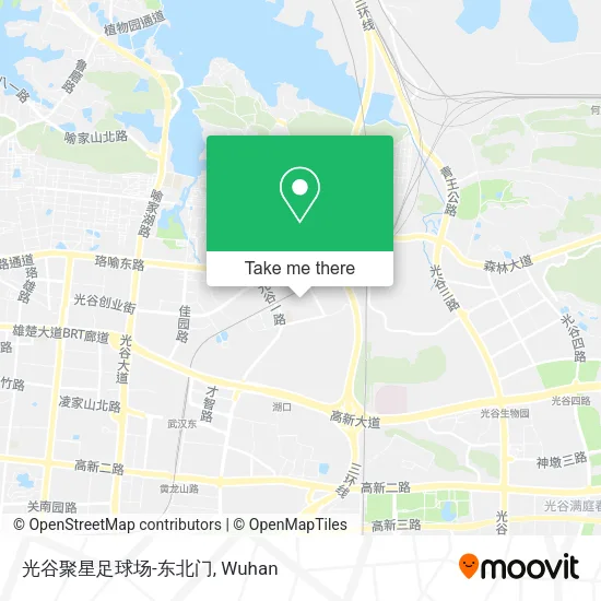 光谷聚星足球场-东北门 map