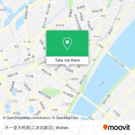 不一堂大药房(工农兵路店) map