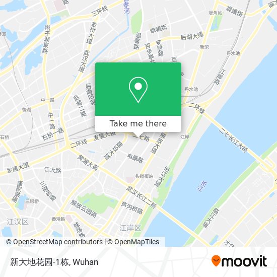 新大地花园-1栋 map