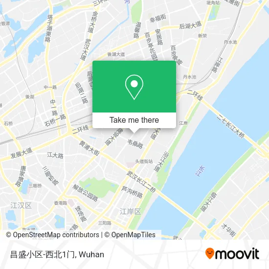 昌盛小区-西北1门 map