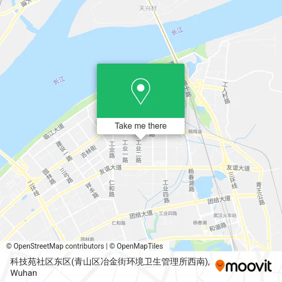 科技苑社区东区(青山区冶金街环境卫生管理所西南) map