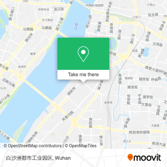 白沙洲都市工业园区 map