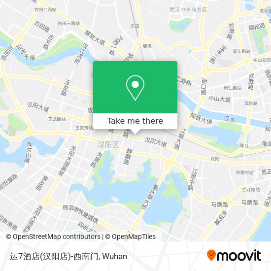 运7酒店(汉阳店)-西南门 map