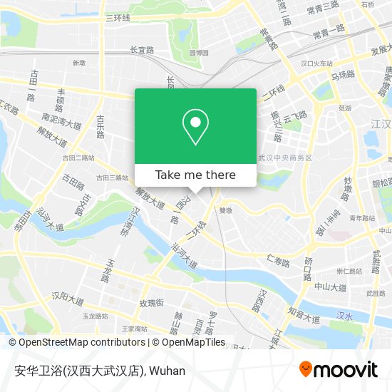 安华卫浴(汉西大武汉店) map