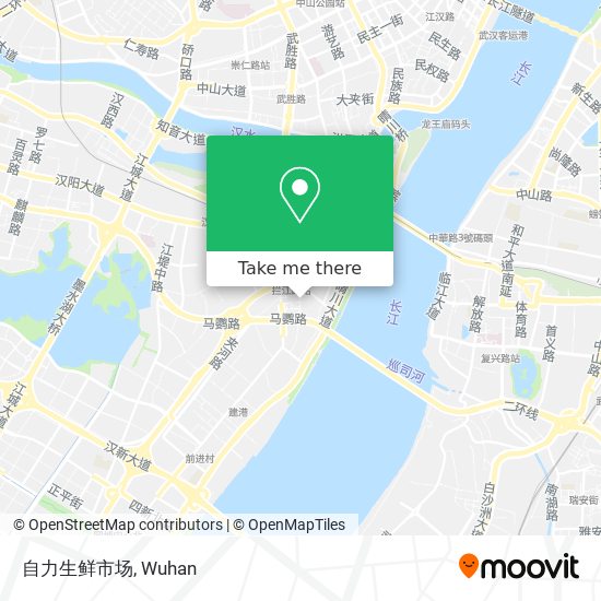 自力生鲜市场 map
