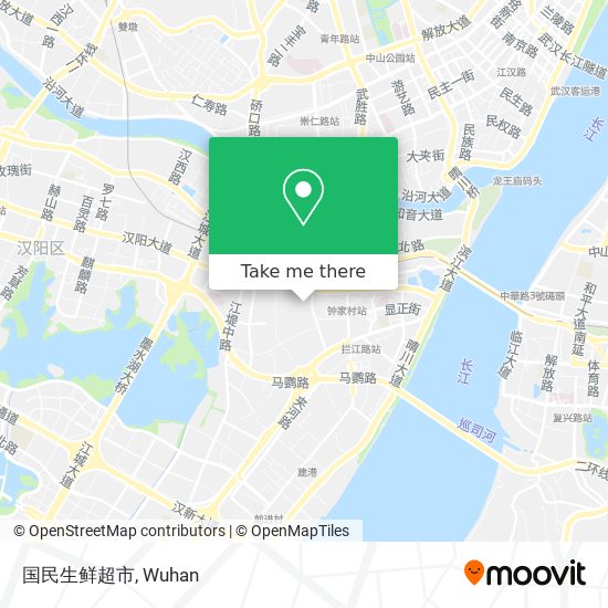 国民生鲜超市 map