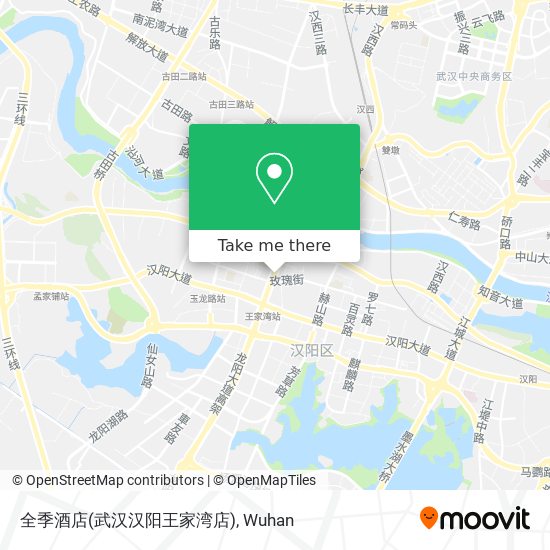 全季酒店(武汉汉阳王家湾店) map