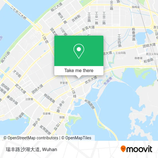 瑞丰路沙湖大道 map