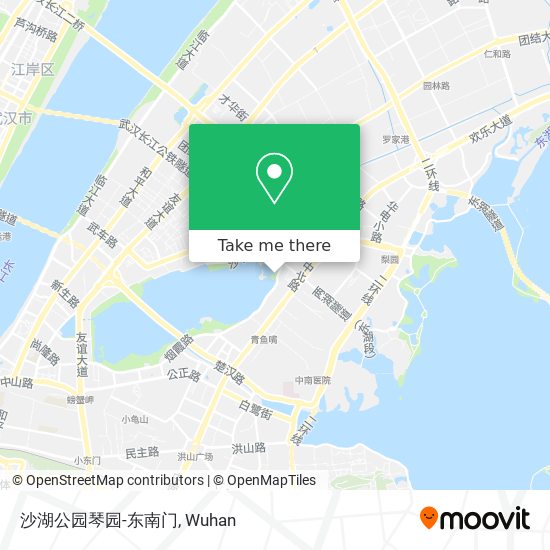 沙湖公园琴园-东南门 map