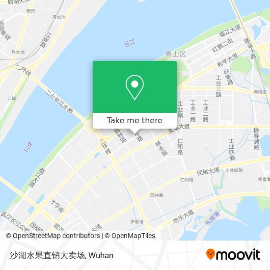 沙湖水果直销大卖场 map