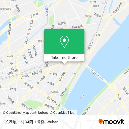 长湖地一村34附-1号楼 map