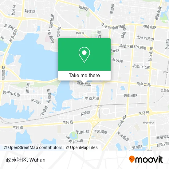 政苑社区 map