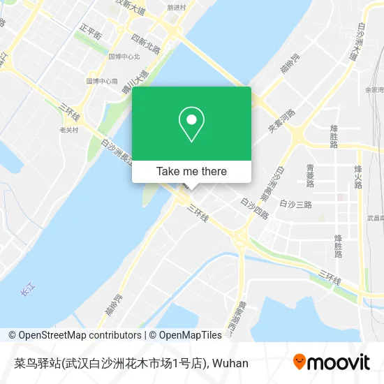 菜鸟驿站(武汉白沙洲花木市场1号店) map