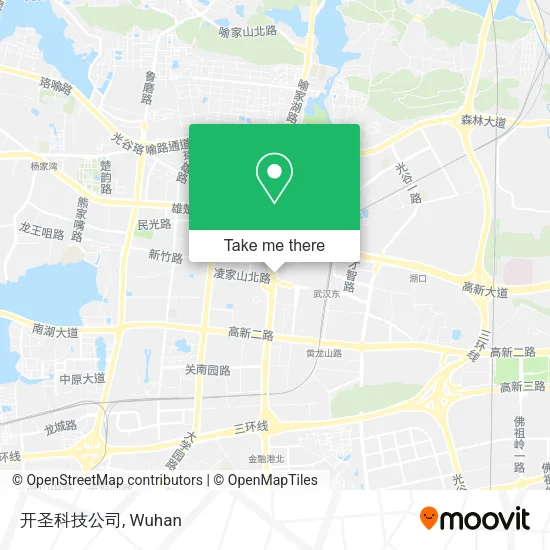 开圣科技公司 map