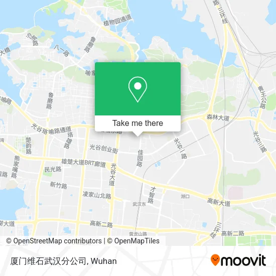 厦门维石武汉分公司 map