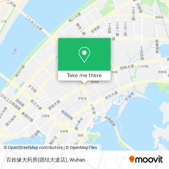 百姓缘大药房(团结大道店) map