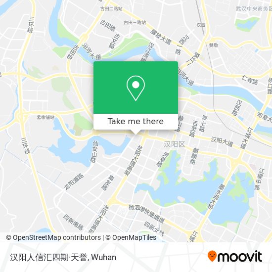 汉阳人信汇四期·天誉 map