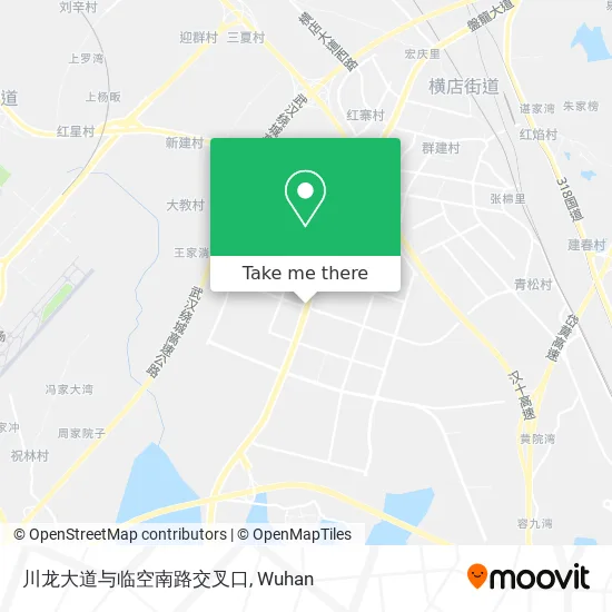 川龙大道与临空南路交叉口 map