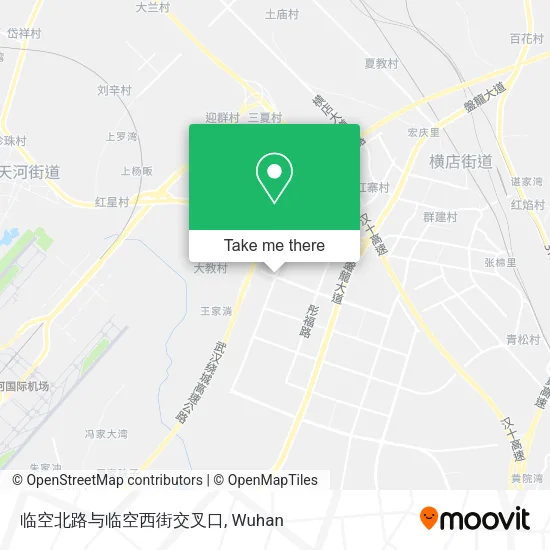 临空北路与临空西街交叉口 map