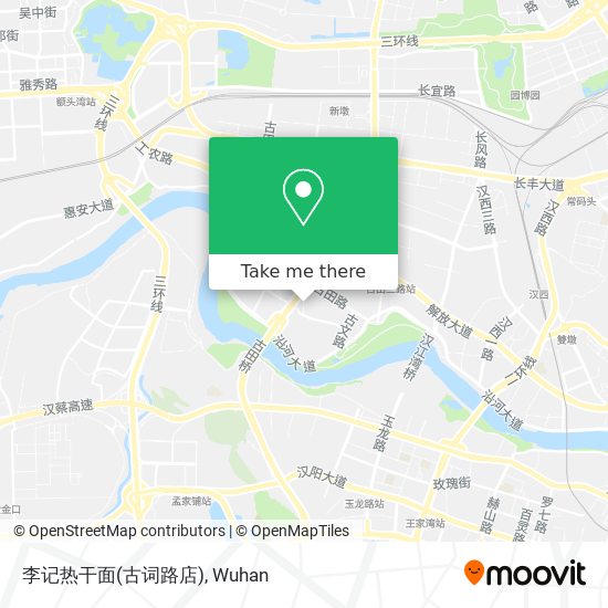 李记热干面(古词路店) map