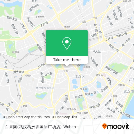 百果园(武汉葛洲坝国际广场店) map