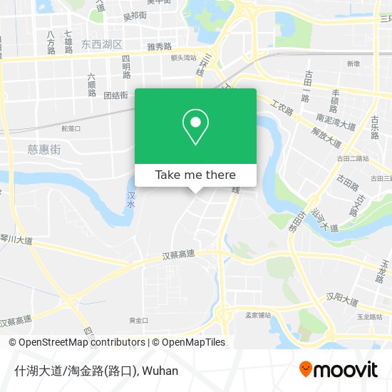什湖大道/淘金路(路口) map