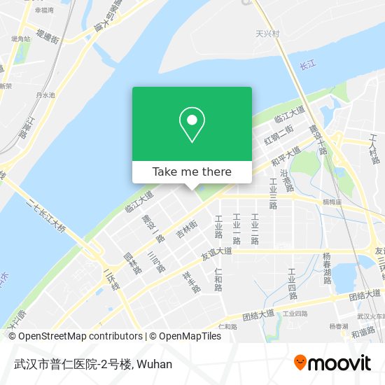 武汉市普仁医院-2号楼 map