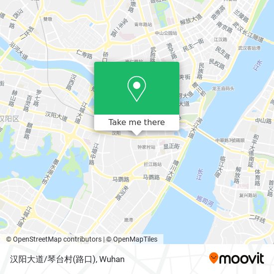 汉阳大道/琴台村(路口) map