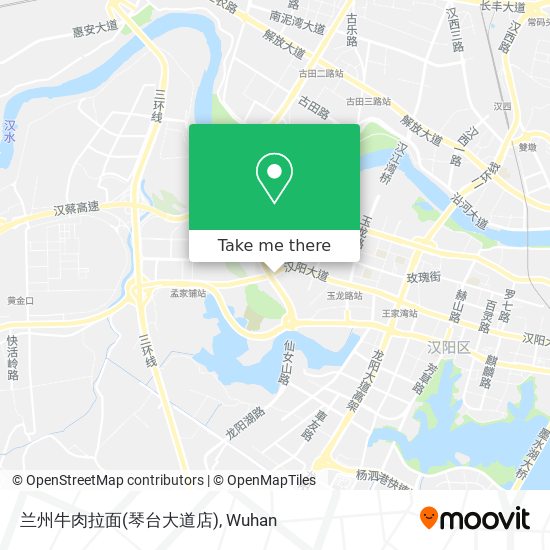 兰州牛肉拉面(琴台大道店) map