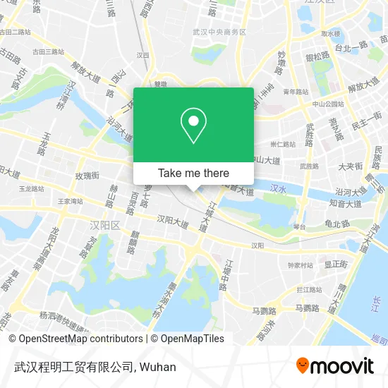 武汉程明工贸有限公司 map