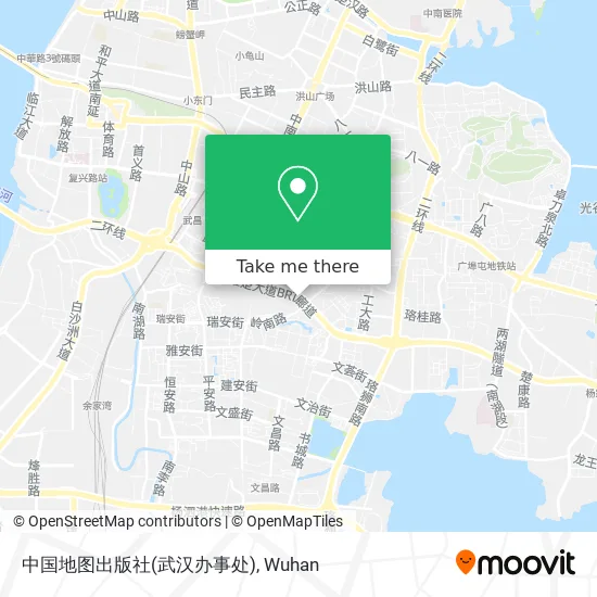 中国地图出版社(武汉办事处) map