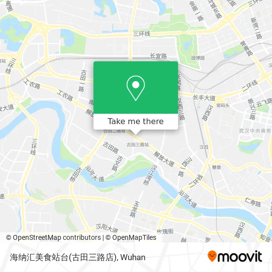 海纳汇美食站台(古田三路店) map