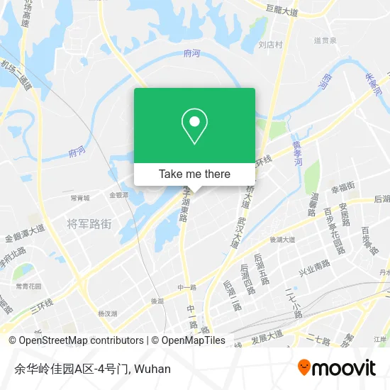 余华岭佳园A区-4号门 map