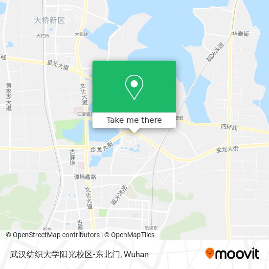 武汉纺织大学阳光校区-东北门 map