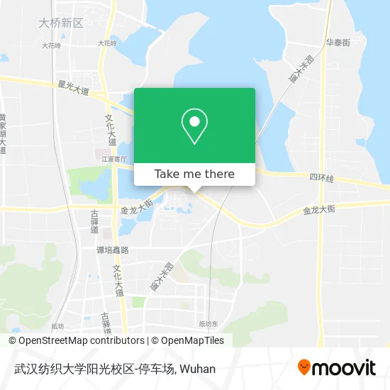武汉纺织大学阳光校区-停车场 map