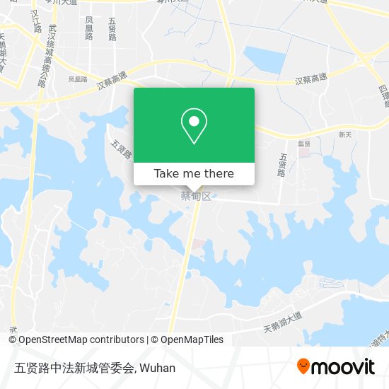 五贤路中法新城管委会 map