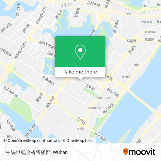 中铁世纪金桥售楼部 map
