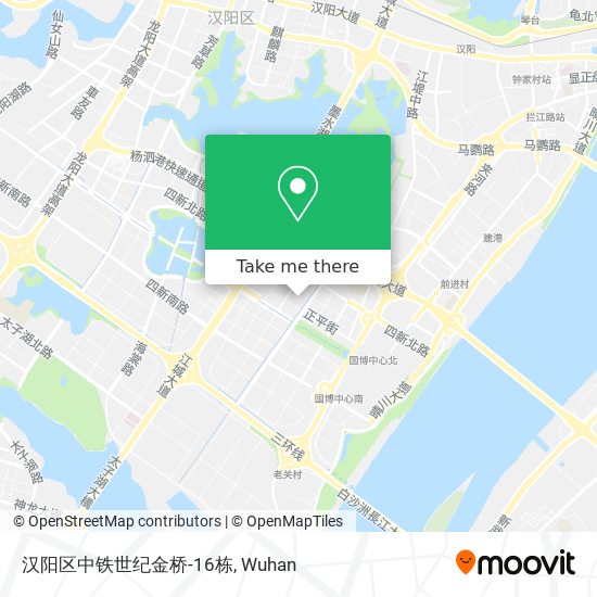 汉阳区中铁世纪金桥-16栋 map