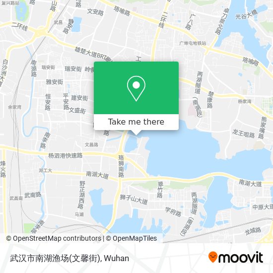 武汉市南湖渔场(文馨街) map