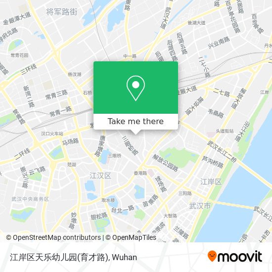 江岸区天乐幼儿园(育才路) map