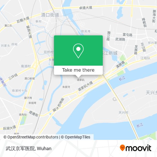 武汉京军医院 map