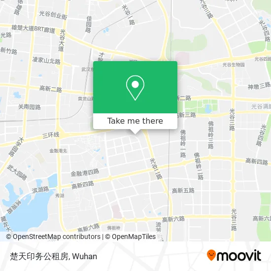 楚天印务公租房 map