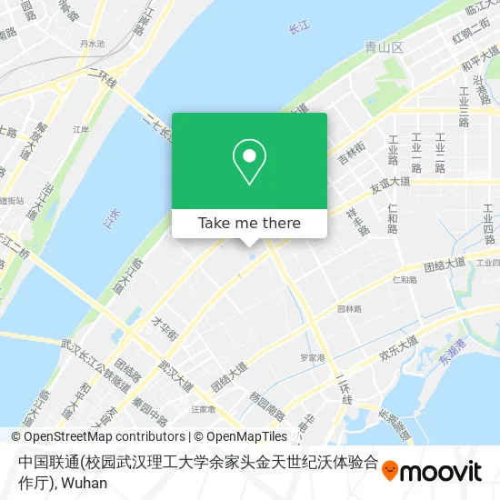 中国联通(校园武汉理工大学余家头金天世纪沃体验合作厅) map