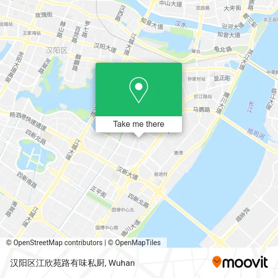 汉阳区江欣苑路有味私厨 map