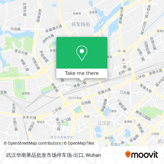 武汉华南果品批发市场停车场-出口 map