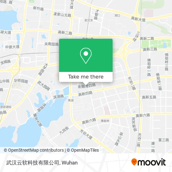 武汉云软科技有限公司 map