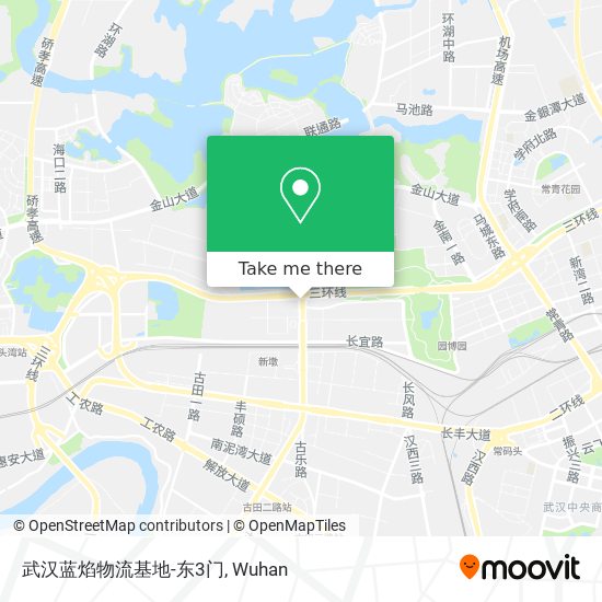 武汉蓝焰物流基地-东3门 map